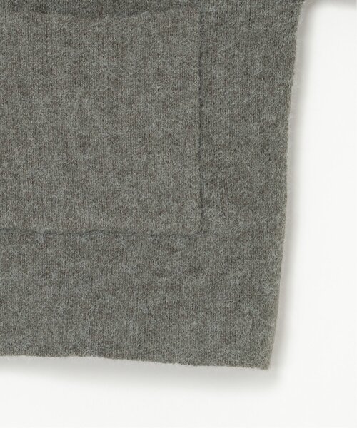 VENCEEXCHANGE（ヴァンスエクスチェンジ）の「アルパカタッチ配色カーディガン（カーディガン/ボレロ・レディース・アイボリー/ブラウン/チャコール・FREE）」の7枚目の写真