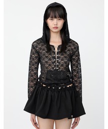 Heart Tattoo（ハートタトゥー）の「lace chain hoodie / レースチェーンフーディ（パーカー）」