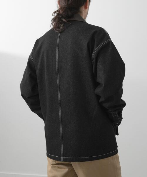 ITEMS URBANRESEARCH(アイテムズ アーバンリサーチ)の「カバーオールジャケット(カバーオール・メンズ・ネイビー/ベージュ/ブラック/オリーブ/バーガンディー・MEDIUM/LARGE)」の19枚目の写真