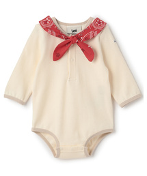 petit main（プティマイン）の「【Lee】バンダナ付きロンパース（ロンパース）」