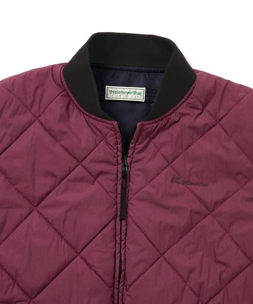 thisisneverthat(ディスイズネバーザット)の「Reversible Bomber Jacket(ブルゾン・メンズ・グリーン系その他/マジェンタ・L/M/S/XL)」の7枚目の写真