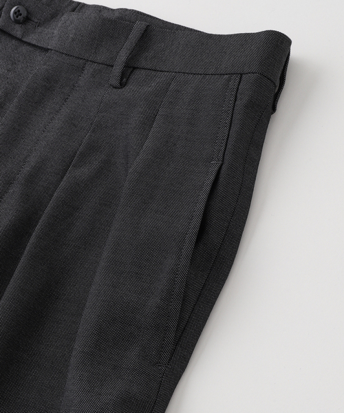 【m's braque×EDIFICE】tuck buggy pants25AW セール】m's braque (エムズ ブラック) TUCK WIDE BUGGY パンツ