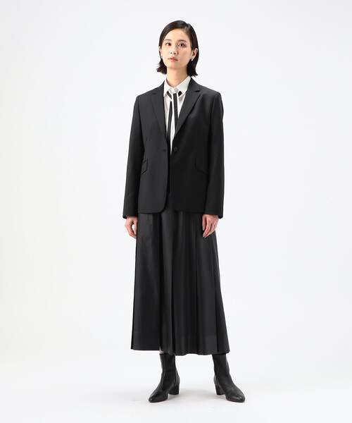 COMME CA（コムサ）の「高密度タフタ スカート（スカート・レディース・ネイビー/ブラック・11号/9号）」の3枚目の写真