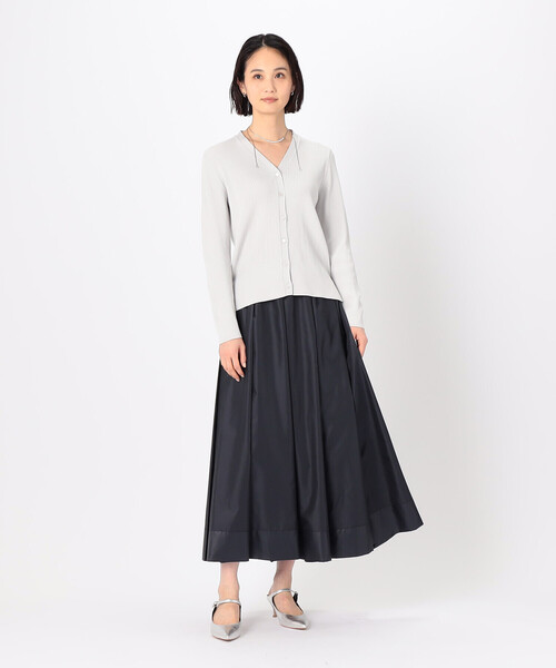 COMME CA（コムサ）の「高密度タフタ スカート（スカート・レディース・ネイビー/ブラック・11号/9号）」の8枚目の写真