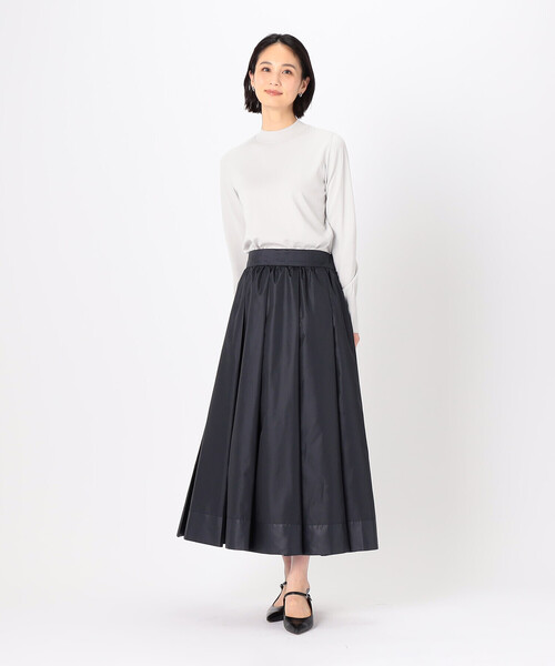 COMME CA（コムサ）の「高密度タフタ スカート（スカート・レディース・ネイビー/ブラック・11号/9号）」の9枚目の写真