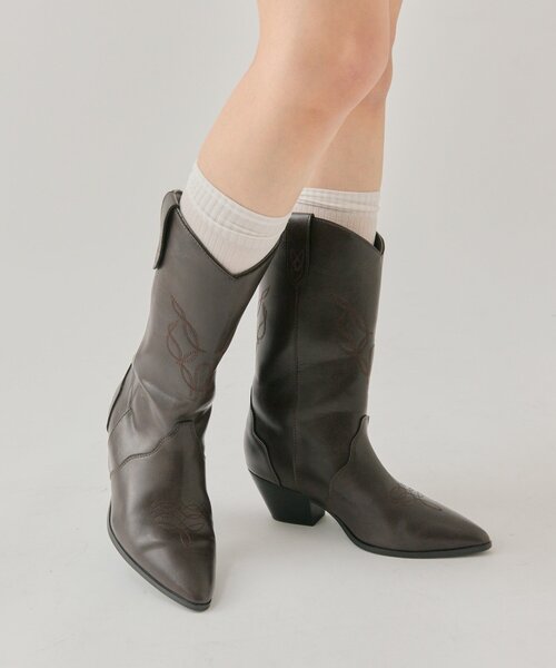 mystic(ミスティック)の「ウエスタンブーツ(ブーツ・レディース・ブラウン/キャメル・38/37/36)」の3枚目の写真