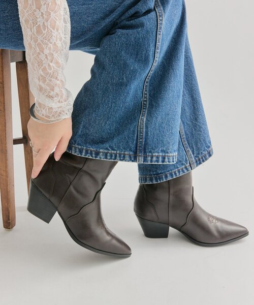 mystic(ミスティック)の「ウエスタンブーツ(ブーツ・レディース・ブラウン/キャメル・38/37/36)」の4枚目の写真