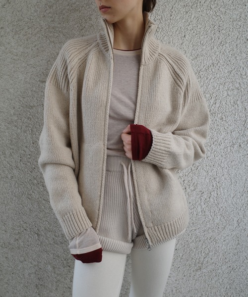 POCKET ZIP KNIT TOPS（その他アウター）｜CLANE（クラネ）の