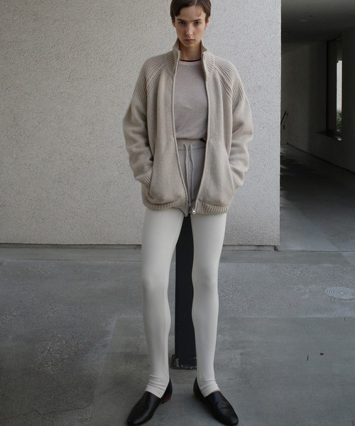 CLANE(クラネ)の「POCKET ZIP KNIT TOPS(その他アウター・レディース・グレー/ベージュ/ネイビー・1/2)」の7枚目の写真