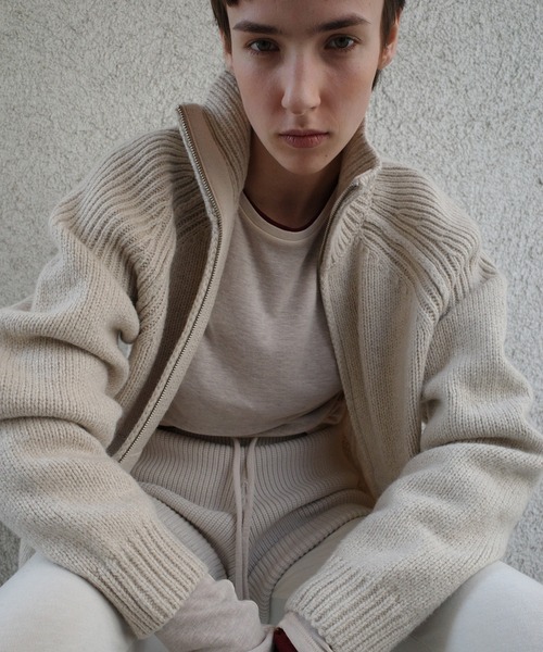 セール】POCKET ZIP KNIT TOPS（その他アウター）｜CLANE（クラネ）の