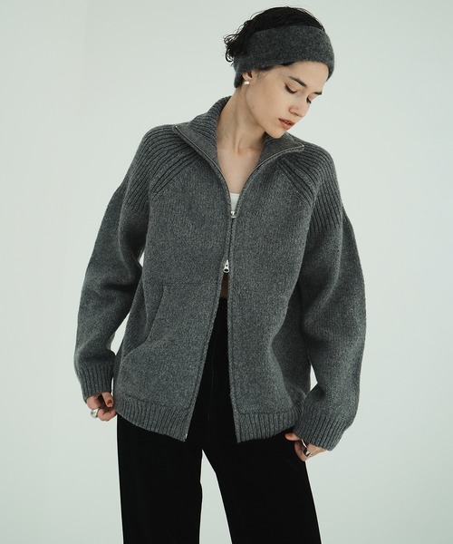 セール】POCKET ZIP KNIT TOPS（その他アウター）｜CLANE（クラネ）の