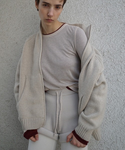 セール】POCKET ZIP KNIT TOPS（その他アウター）｜CLANE（クラネ）の