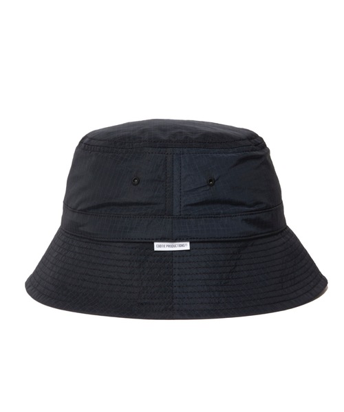 COOTIE PRODUCTIONS（クーティープロダクションズ）の「Nylon Ripstop Bucket Hat（ハット・メンズ・グレー/ブラック・MEDIUM/LARGE）」の4枚目の写真