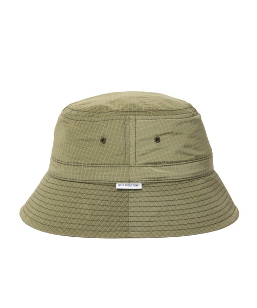 COOTIE PRODUCTIONS（クーティープロダクションズ）の「Nylon Ripstop Bucket Hat（ハット・メンズ・グレー/ブラック・MEDIUM/LARGE）」の7枚目の写真