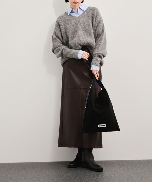 OUTDOOR PRODUCTS(アウトドアプロダクツ)の「【OUTDOOR PRODUCTS/アウトドアプロダクツ】Jacquard Tapelogo Tote/テープロゴ縦型トート(トートバッグ・メンズ・ダークブラウン/ブラック・FREE)」の10枚目の写真