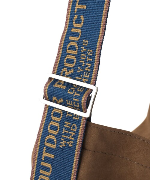 OUTDOOR PRODUCTS(アウトドアプロダクツ)の「【OUTDOOR PRODUCTS/アウトドアプロダクツ】Jacquard Tapelogo Tote/テープロゴ縦型トート(トートバッグ・メンズ・ダークブラウン/ブラック・FREE)」の20枚目の写真