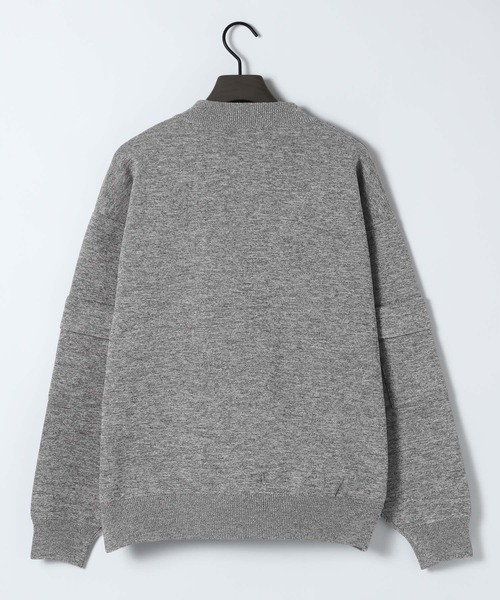 eL（エル）の「【eL】12G Zip Blouson Cardigan/593333（カーディガン/ボレロ・レディース・杢グレー/カーキ・FREE）」の11枚目の写真