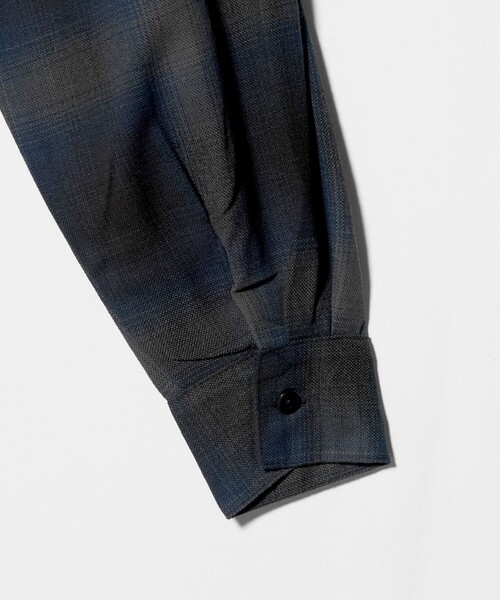 Cal Top（キャルトップ）の「＜CalTop＞オンブレ チェック シャツ（シャツ/ブラウス・メンズ・オリーブ/ネイビー/ダークブラウン・M/S）」の10枚目の写真