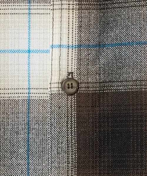 Cal Top（キャルトップ）の「＜CalTop＞オンブレ チェック シャツ（シャツ/ブラウス・メンズ・オリーブ/ネイビー/ダークブラウン・M/S）」の16枚目の写真