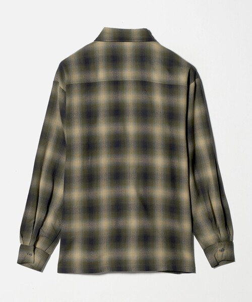 Cal Top（キャルトップ）の「＜CalTop＞オンブレ チェック シャツ（シャツ/ブラウス・メンズ・オリーブ/ネイビー/ダークブラウン・M/S）」の17枚目の写真