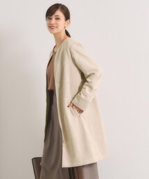 レディースのノーカラーコート（スエード）ファッション通販 - ZOZOTOWN