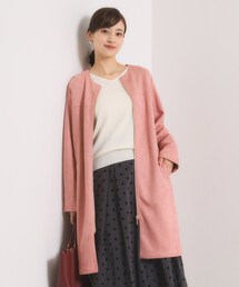 ノーカラーコート（ピンク/桃色系）ファッション通販 - ZOZOTOWN