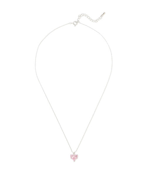 JILL by JILL STUART（ジルバイジルスチュアート）の「◇Cubicハートネックレス（ネックレス・レディース・シルバー/ピンク・FREE）」の15枚目の写真