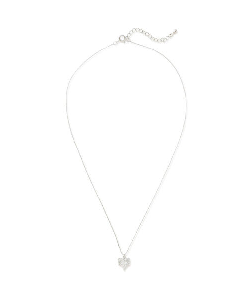 JILL by JILL STUART（ジルバイジルスチュアート）の「◇Cubicハートネックレス（ネックレス・レディース・シルバー/ピンク・FREE）」の21枚目の写真