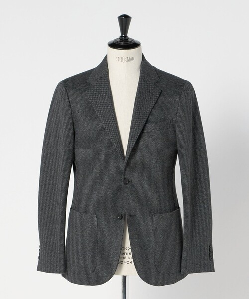 UNITED ARROWS（ユナイテッドアローズ）の「ハウンドトゥース ジャージ シングル2ボタン テーラードジャケット COMFORT EASY‐MODEL（テーラードジャケット・メンズ・ダークグレー・46/50/48/44/52）」の13枚目の写真