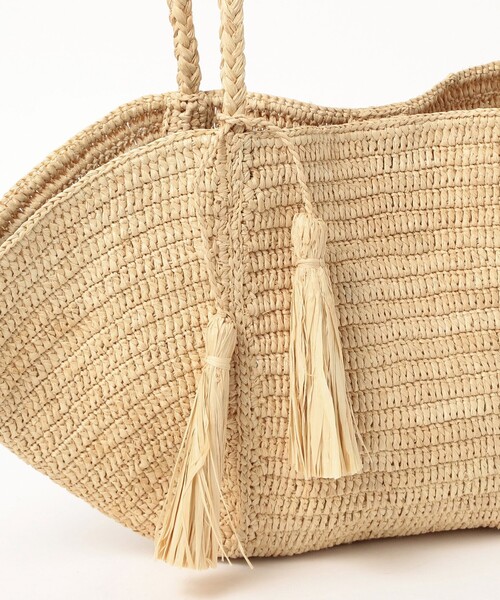 Demi-Luxe BEAMS（デミルクス ビームス）の「MAISON N.H PARIS / クロワッサン ショルダーバッグ（トートバッグ・レディース・ブラック/ナチュラル・ONE SIZE）」の7枚目の写真