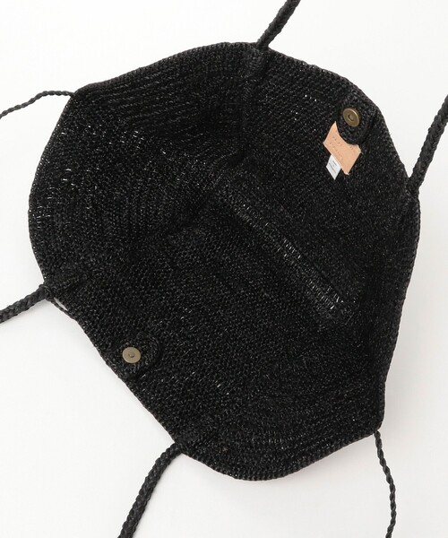 Demi-Luxe BEAMS（デミルクス ビームス）の「MAISON N.H PARIS / クロワッサン ショルダーバッグ（トートバッグ・レディース・ブラック/ナチュラル・ONE SIZE）」の4枚目の写真