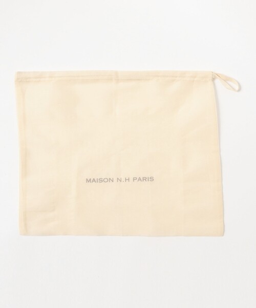Demi-Luxe BEAMS(デミルクス ビームス)の「MAISON N.H PARIS / クロワッサン ショルダーバッグ(かごバッグ・レディース・ブラック/ナチュラル・ONE SIZE)」の14枚目の写真