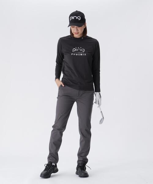 PING APPAREL】トリコットハイネックシャツ ＜LADIES LINE＞ (LADIES