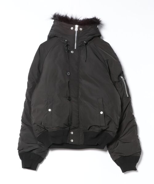 ８(eight)（エイト）の「N-2Bジャケット（ダウンジャケット/コート・メンズ・ブラック/ワイン/カーキ・MEDIUM/LARGE）」の2枚目の写真