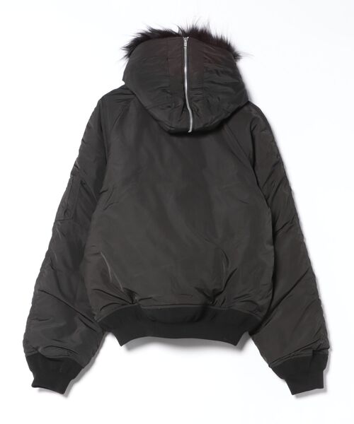 ８(eight)（エイト）の「N-2Bジャケット（ダウンジャケット/コート・メンズ・ブラック/ワイン/カーキ・MEDIUM/LARGE）」の4枚目の写真