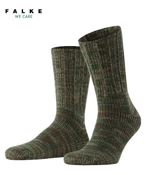 Kinetics（キネティクス）の「FALKE #12430 Brooklyn Socks（ソックス/靴下・メンズ・ベージュ/ブラック/ブラウン・26.5）」の2枚目の写真