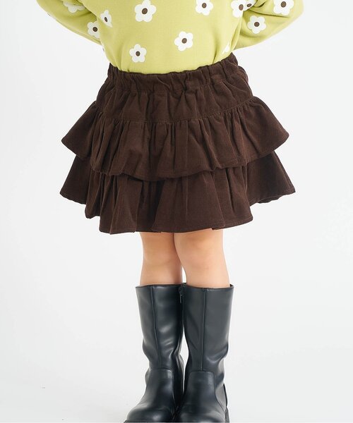 スカッツ】ティアードインパンツ付きスカート_ジュニア対応（スカート