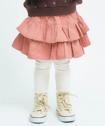 apres les cours（アプレレクール）の「【スカッツ】ティアードインパンツ付きスカート_ジュニア対応（スカート）」