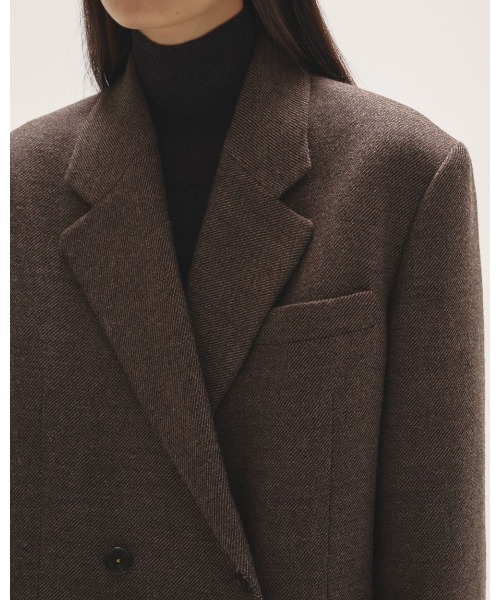TODAYFUL（トゥデイフル）の「TODAYFUL Wool 100% Chester Coat 12520005（チェスターコート・レディース・ブラウン/ブラック・36/38）」の8枚目の写真