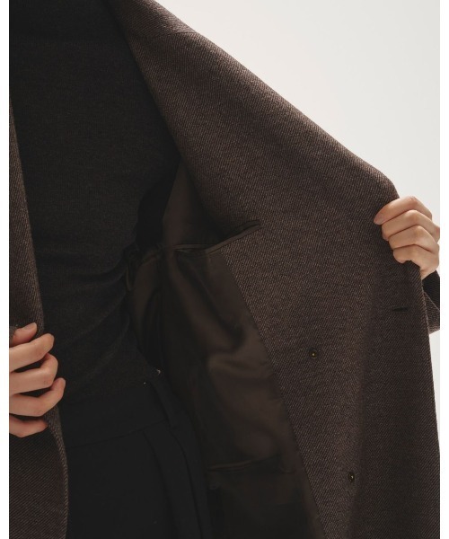TODAYFUL（トゥデイフル）の「TODAYFUL Wool 100% Chester Coat 12520005（チェスターコート・レディース・ブラウン/ブラック・36/38）」の10枚目の写真