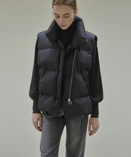 NICK&NICOLE(ニックアンドニコール)の「PUFFER PADDING VEST_BLACK(ベスト・レディース・その他・FREE)」の3枚目の写真