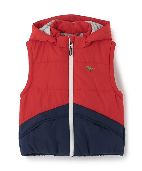 kladskap（クレードスコープ）の「恐竜3way中わたブルゾン（ブルゾン・キッズ・カーキ/黄緑系/レッド・90cm/120cm/130cm/100cm/110cm/80ｃｍ）」の5枚目の写真