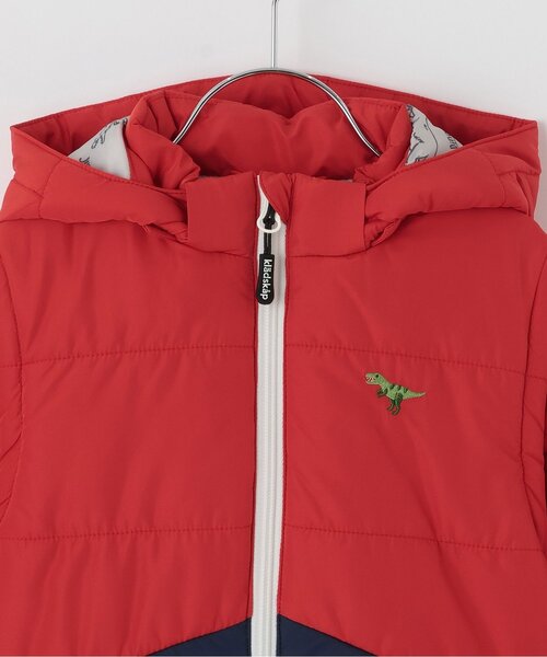 kladskap（クレードスコープ）の「恐竜3way中わたブルゾン（ブルゾン・キッズ・カーキ/黄緑系/レッド・90cm/120cm/130cm/100cm/110cm/80ｃｍ）」の6枚目の写真