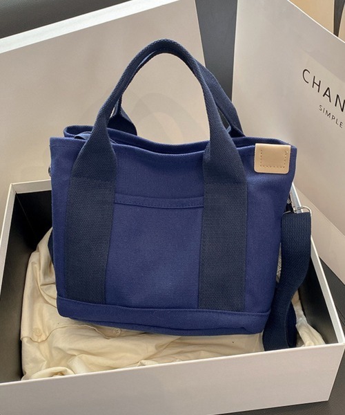 BACKYARD FAMILY(バックヤードファミリー)の「ショルダーバッグ ミニトート 2way 仕切り付き yhcbag5115(ショルダーバッグ・レディース・ライトグレー/ピンク/ベージュ/ミント/ホワイト/ネイビー/ブラウン/ブラック・FREE)」の7枚目の写真