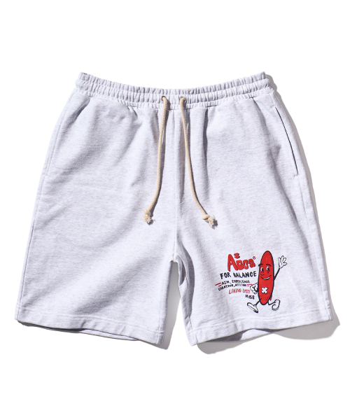 AECA(エイカ)の「CLOVER BOY SURFER SWEAT SHORTS-LIGHT GREY(その他パンツ・レディース・その他・SMALL/MEDIUM/LARGE/X-LARGE)」の1枚目の写真
