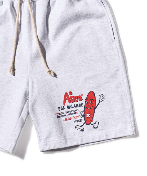 AECA(エイカ)の「CLOVER BOY SURFER SWEAT SHORTS-LIGHT GREY(その他パンツ・レディース・その他・SMALL/MEDIUM/LARGE/X-LARGE)」の5枚目の写真