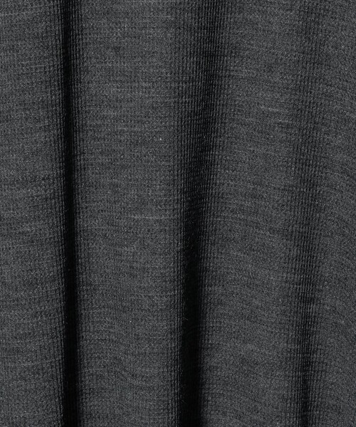 koti BEAUTY&YOUTH（コティ ビューティアンドユース）の「＜koti BEAUTY&YOUTH＞メリノウール ポリエステル クルーネック サーマル カットソー（Tシャツ/カットソー・メンズ・ブラック/ダークグレー・M/S/L）」の9枚目の写真