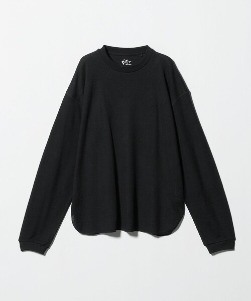 koti BEAUTY&YOUTH（コティ ビューティアンドユース）の「＜koti BEAUTY&YOUTH＞メリノウール ポリエステル クルーネック サーマル カットソー（Tシャツ/カットソー・メンズ・ブラック/ダークグレー・M/S/L）」の10枚目の写真