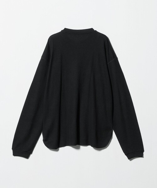 koti BEAUTY&YOUTH（コティ ビューティアンドユース）の「＜koti BEAUTY&YOUTH＞メリノウール ポリエステル クルーネック サーマル カットソー（Tシャツ/カットソー・メンズ・ブラック/ダークグレー・M/S/L）」の11枚目の写真