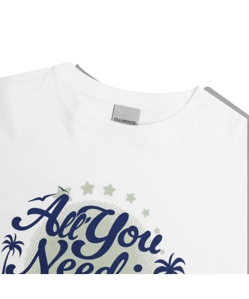 F.ILLUMINATE（フィルミネイト）の「オーバーサイズサマー ホリデー Tシャツ-ホワイト（Tシャツ/カットソー・レディース・その他・MEDIUM/LARGE）」の3枚目の写真